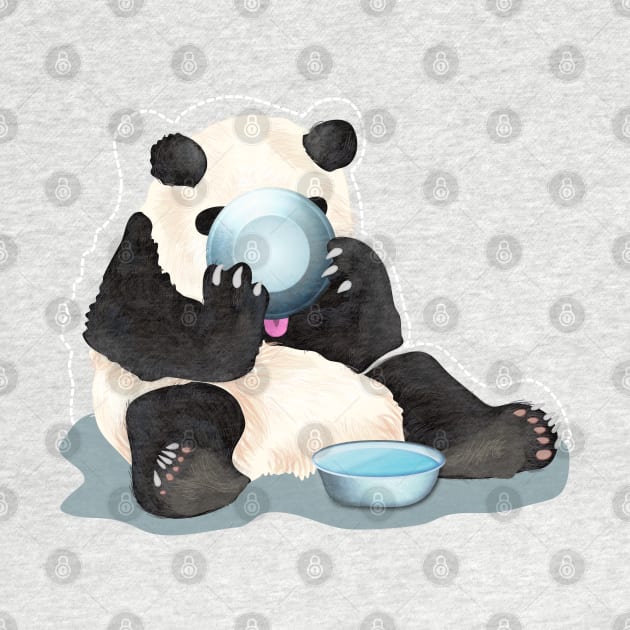 Hungry Panda by Scaya